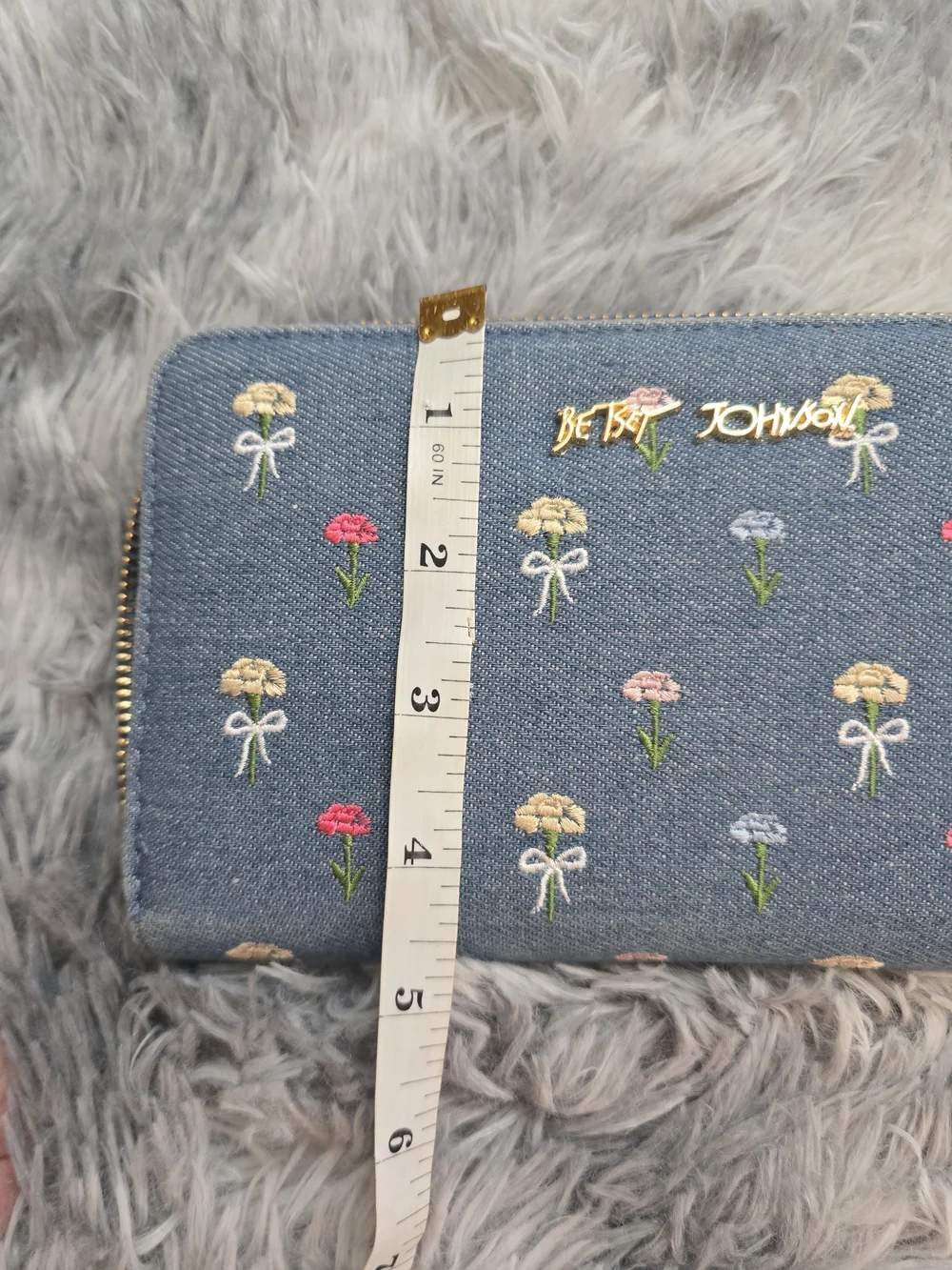 Betsey Johnson denim look